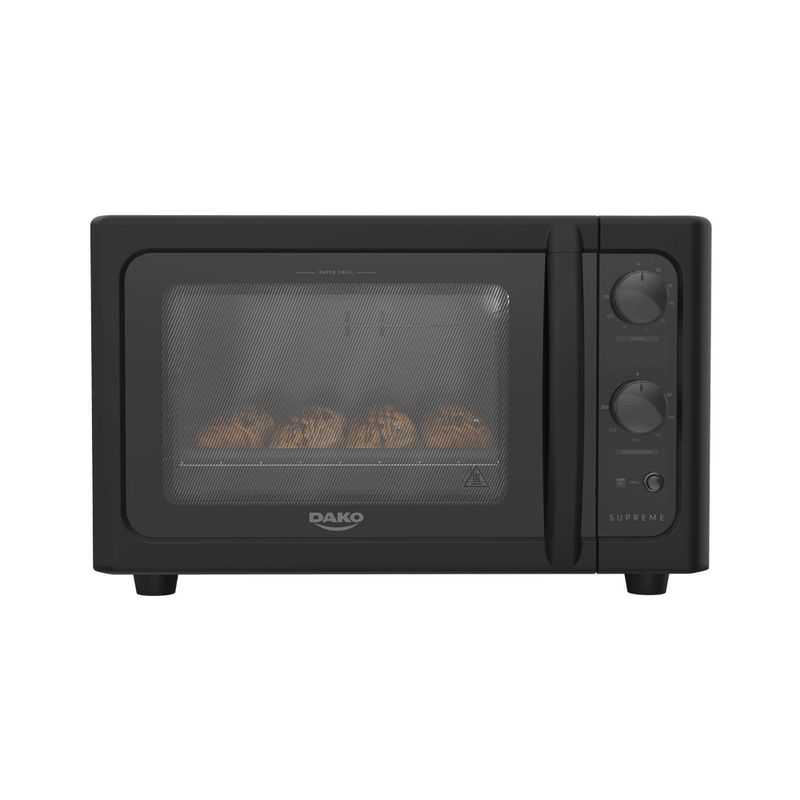 Forno_supreme_Black_Frontal_Com_Alimento