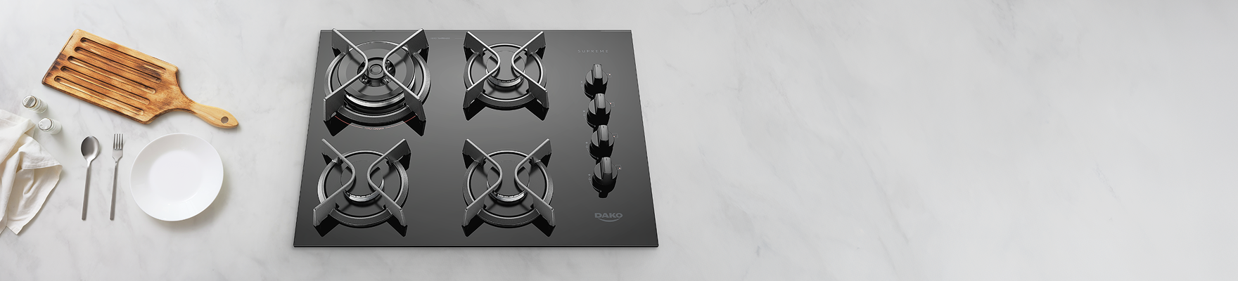 Cooktop Supreme a Gás 4 Bocas