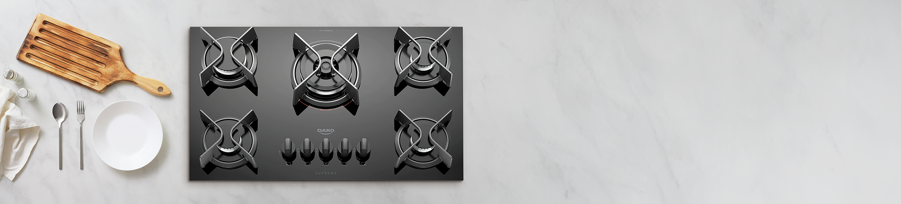 Cooktop Supreme a Gás 5 Bocas